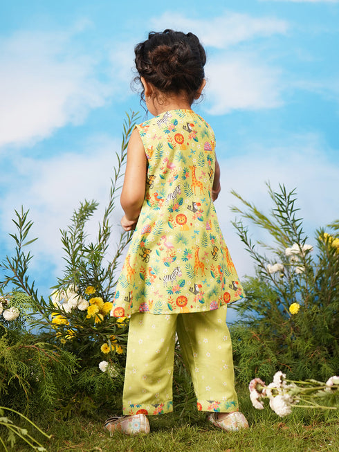 Girl's' Green Co Ords